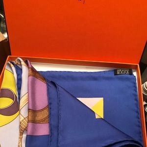 Hemes silk scarf